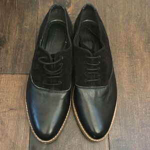 ASOS Suede Vinyl Oxford Dress Shoes